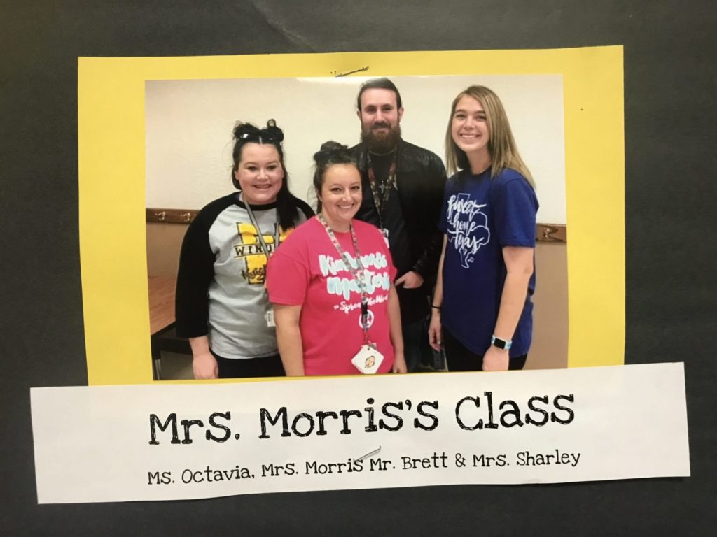 Mrs. Morris and her team of educators!