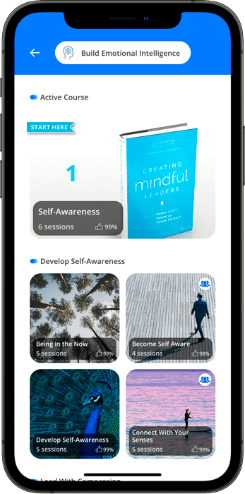 Screenshot of RethinkEd app focusing on Retention and developing self-awareness