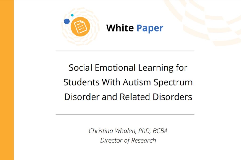 Social Emotional Learning for Students With Autism Spectrum Disorder and Related Disorders