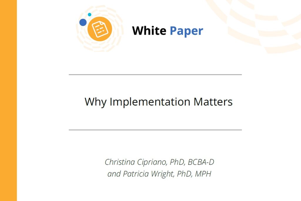 Why Implementation Matters