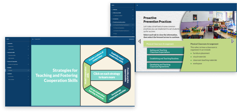 RethinkEd Professional Development Behavior Training Suite cooperation skills modules