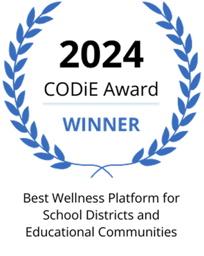 2021 CODiE Award Winner Best Wellness Platform for School Districts and Educational Communities