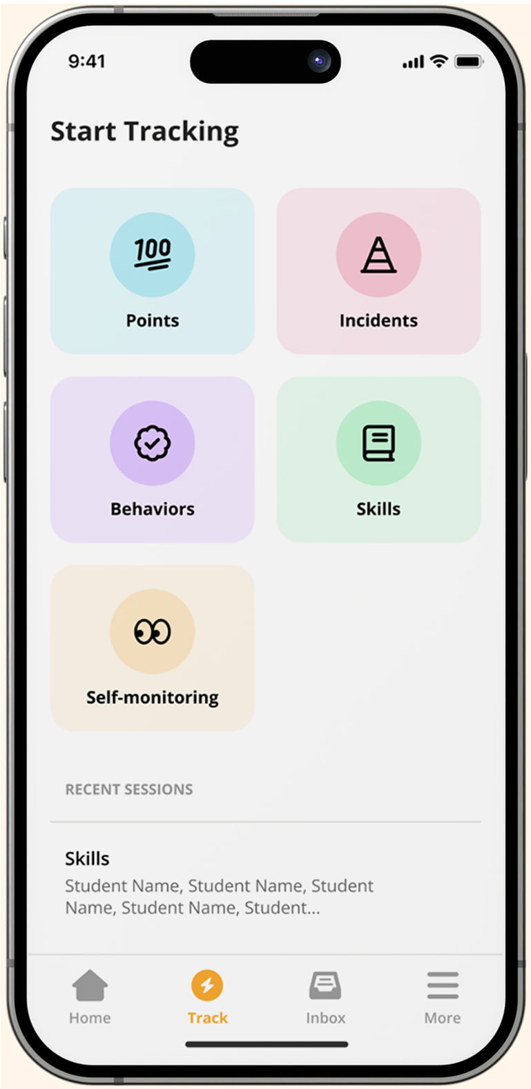 smartphone with RethinkEd mobile app MTSS options
